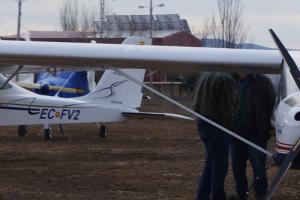 Club de vuelo de ultraligeros en Villanueva de Gállego